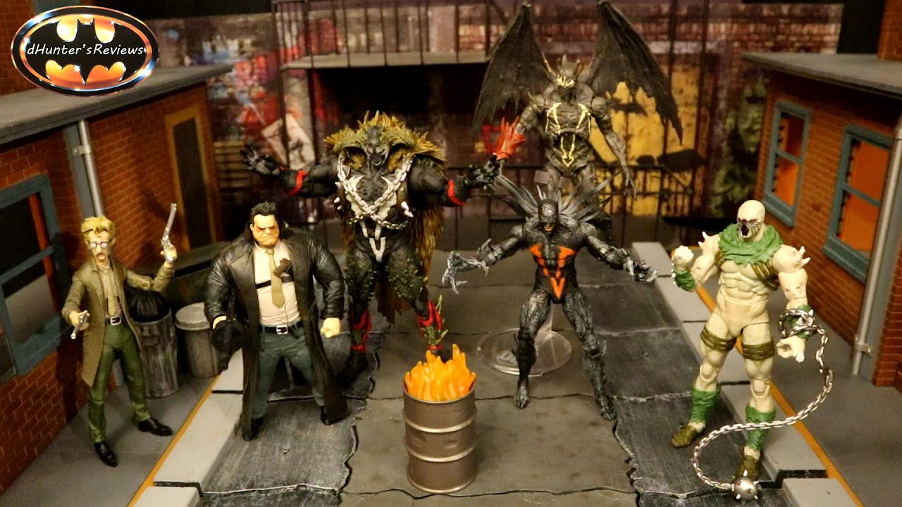 McFarlane Spawn Wave 4 Sam, Twitch, Omega, King Spider, Nightmare Spawn, Plague Action Figure Review