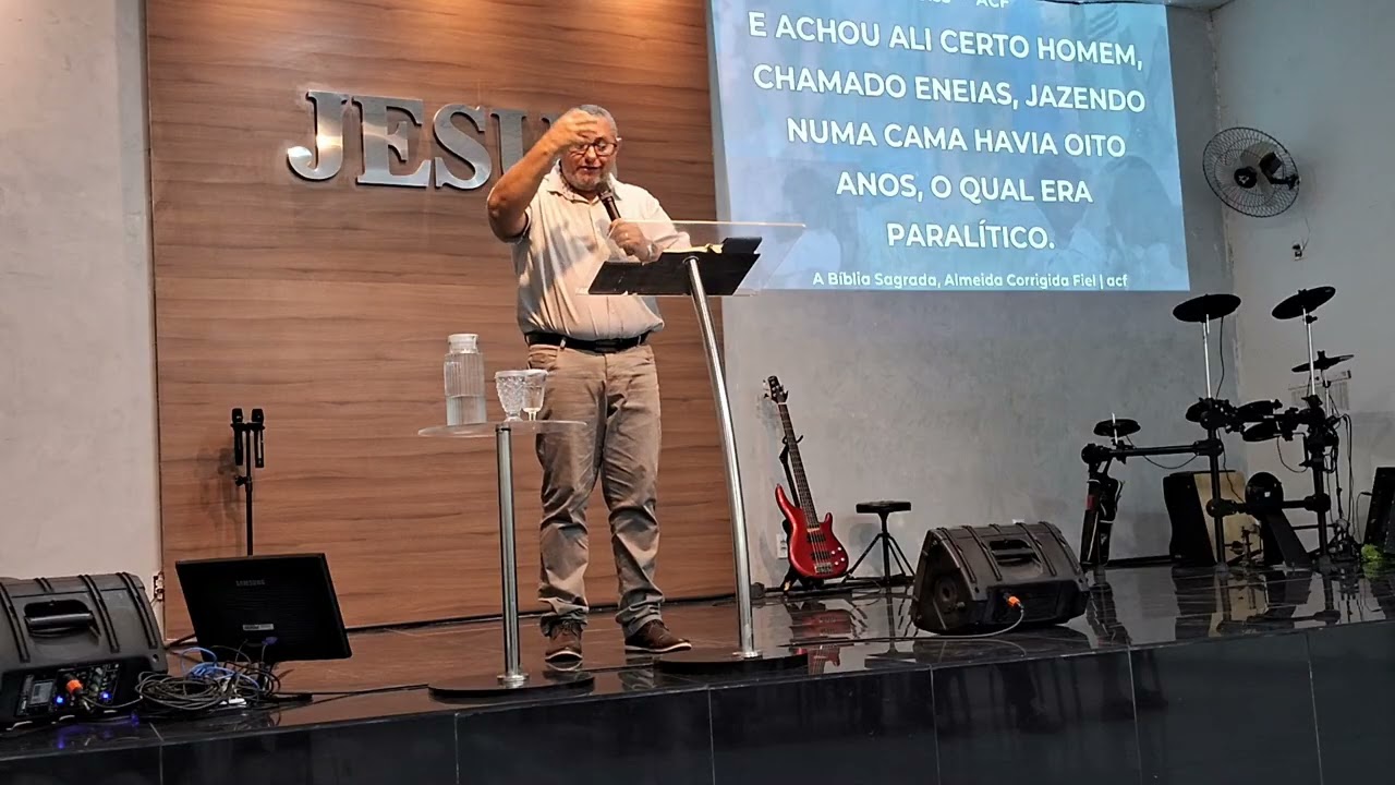 ELE AINDA CURA HOJE! A Cura de Eneias (Atos 9:32 - 35 ) Pastor Flávio Neres - Pregação Poderosa
