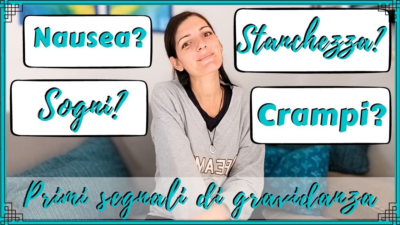 Primissimi SINTOMI di GRAVIDANZA prima del test positivo!