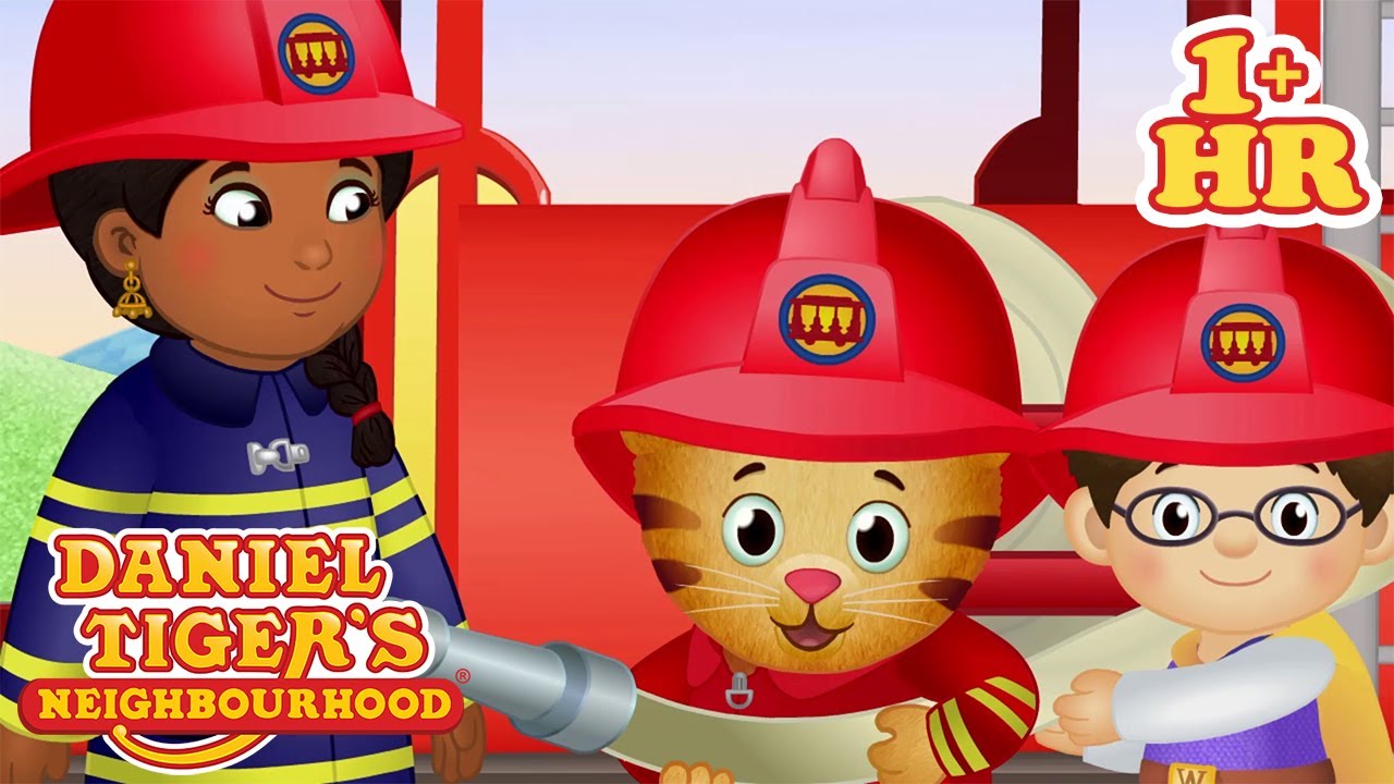 Heroes To The RESCUE! 🚒 Firefighters at School | Daniel Tiger's Neighbourhood | 9 Story Kids