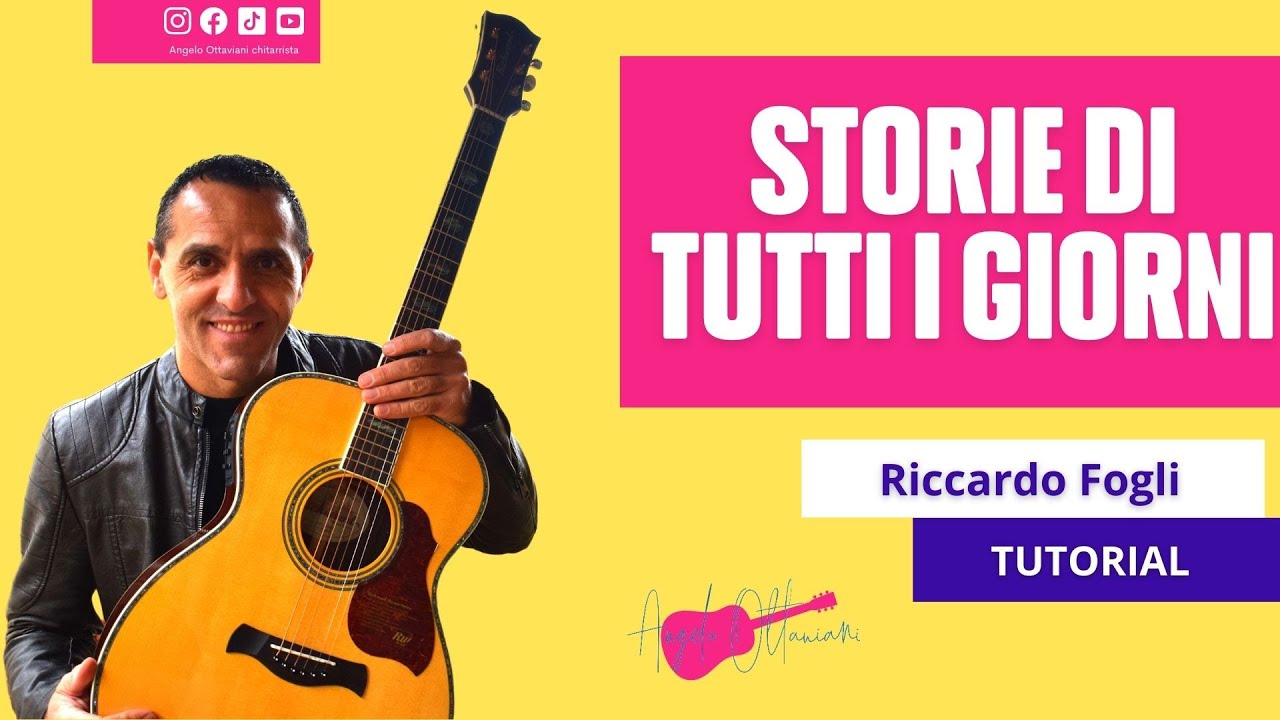 Storie di Tutti i Giorni - Riccardo Fogli - Chitarra