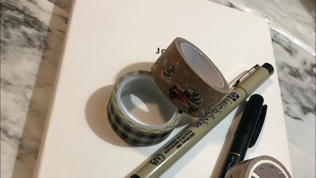 Bullet Journal January 2020 Setup