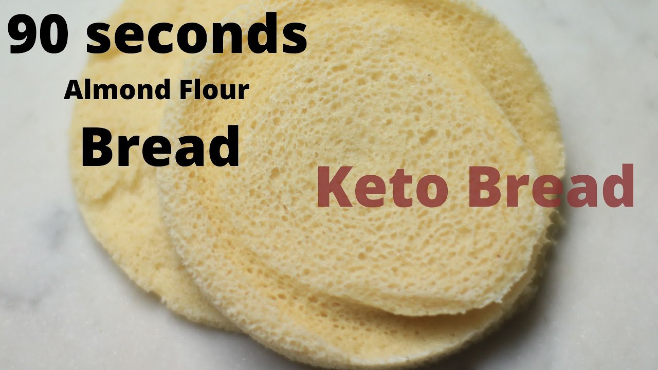 90 Seconds Keto Bread In The Microwave | Best Almond Flour Bread Recipe