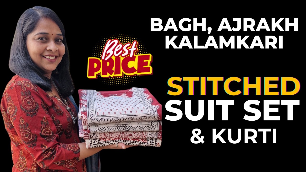 Latest Stitched Cotton Suit Sets & Kurtis Online in India at Affordable Prices