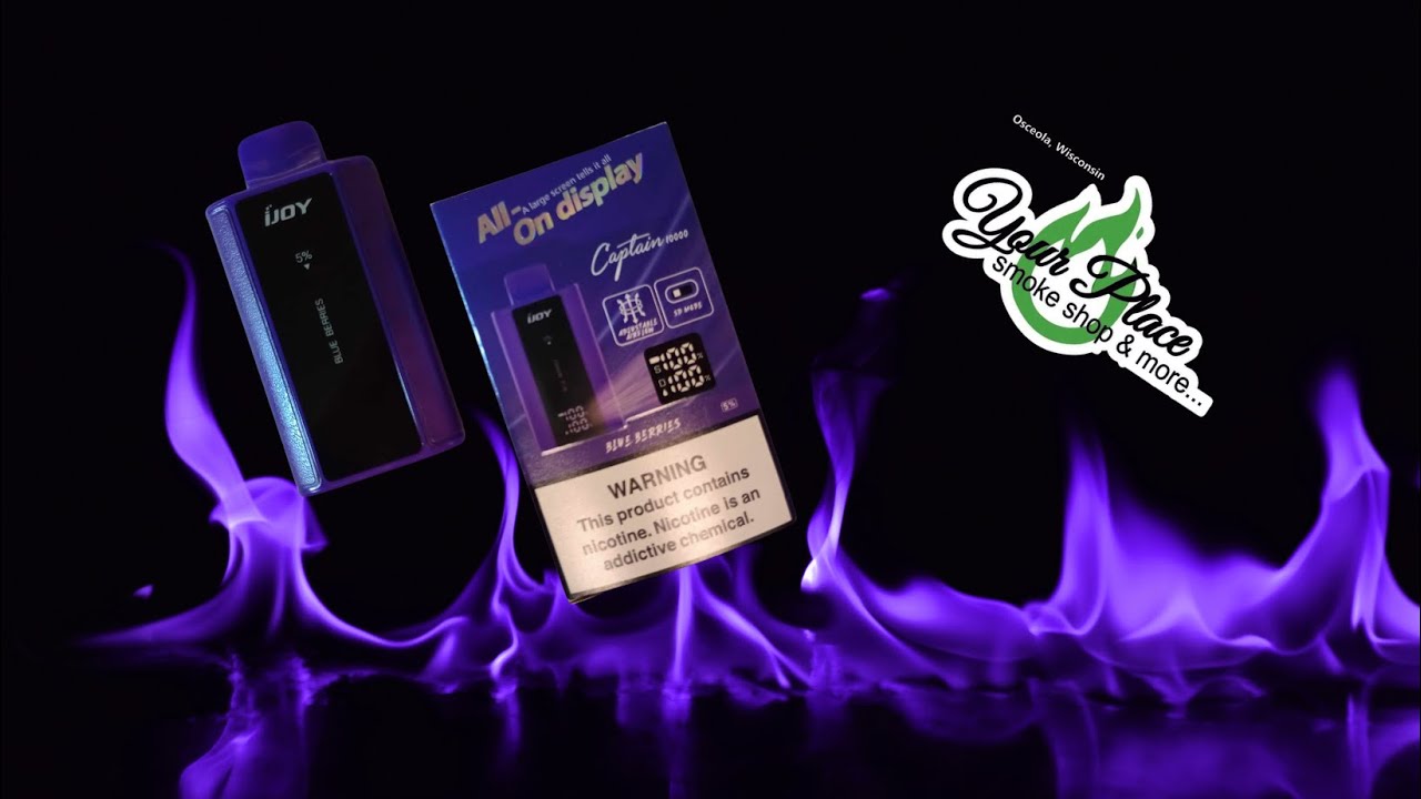 Одноразовая электронная сигарета IJoy Captain на 10000 затяжек! Умное устройство IJOY. Одна из лучших.