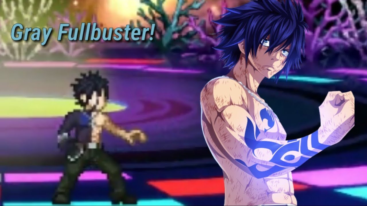 Gray Fullbuster + Devil Slayer Mode By Mounir Char jus Mugen (PC)