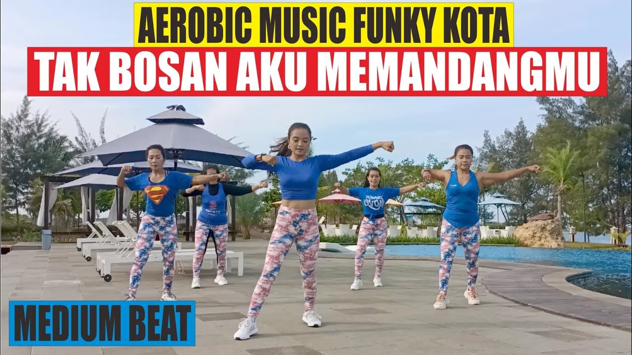 Lagu aerobik dangdut medium | Tak bosan bosan aku memandangmu