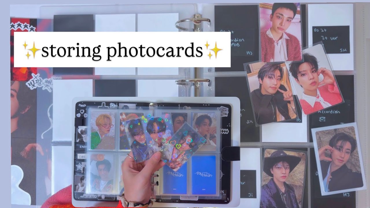 storing photocards #18 // nct, enhypen, straykids