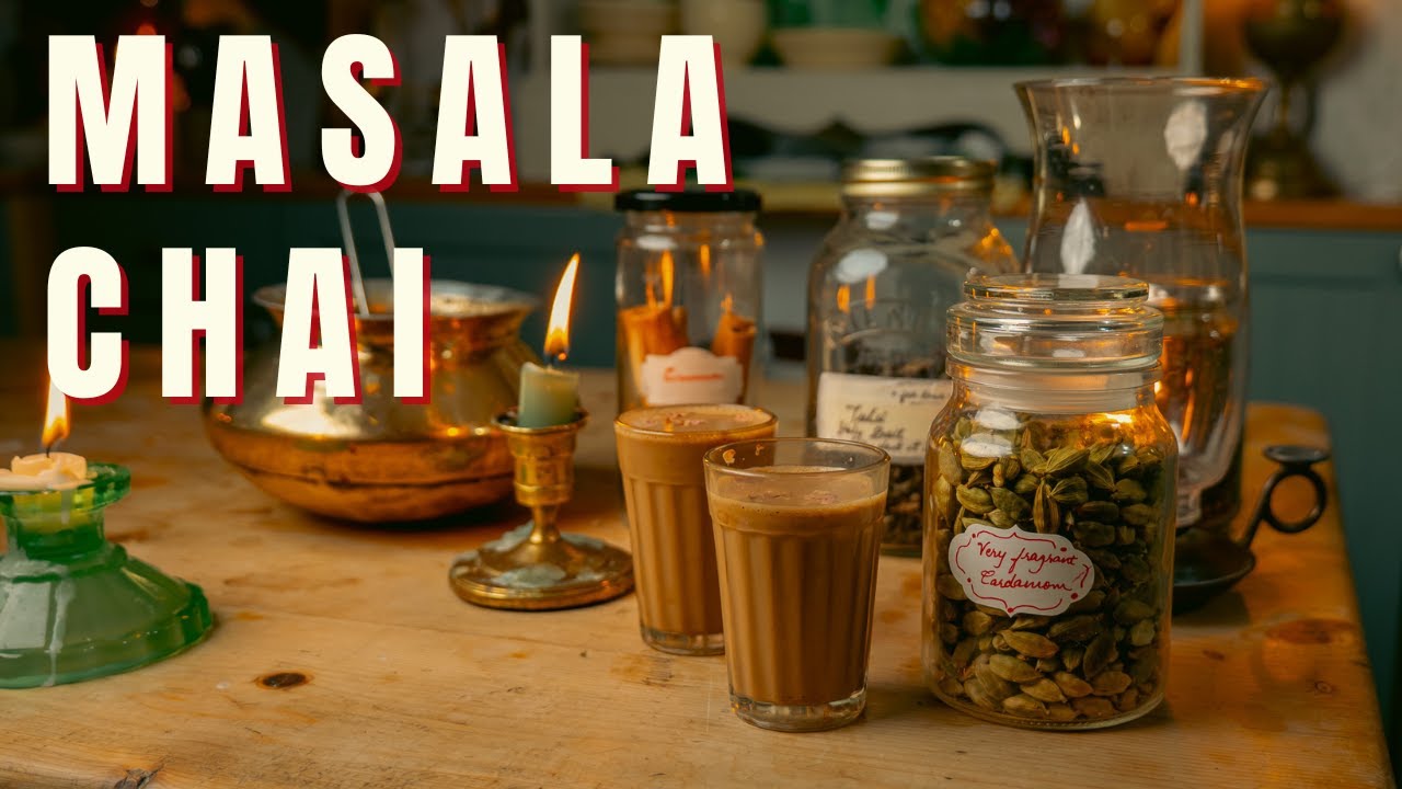 Masala Chai with Rose & Tulsi | Indian Spiced Chai Recipe