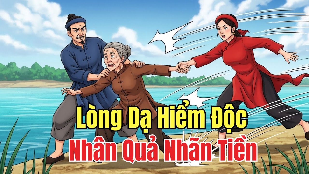 Chuyện Nhân Quả: Đẩy Bà Lão Xuống Sông Trong Đêm Mưa – Cái Kết Khiến Ai Cũng Rùng Mình