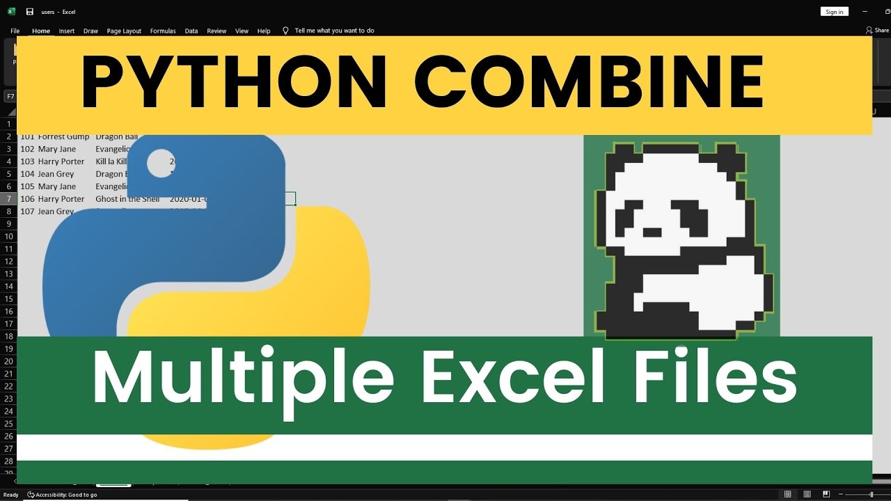 Use Python To Combine Multiple Excel Files (only 13 lines of code!)