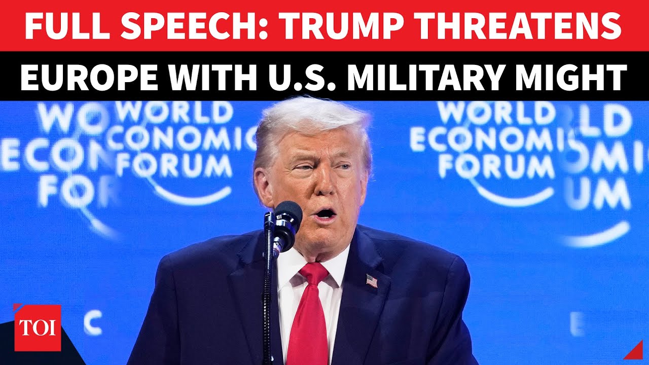 'U.S. Military Will Be Unstoppable': Trump OPENLY Threatens Europe On Greenland, But... | FULL