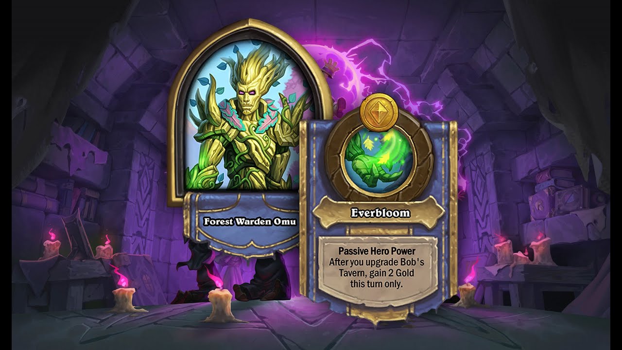 Hearthstone Battlegrounds Türkçe Forest Warden Omu Oynanış