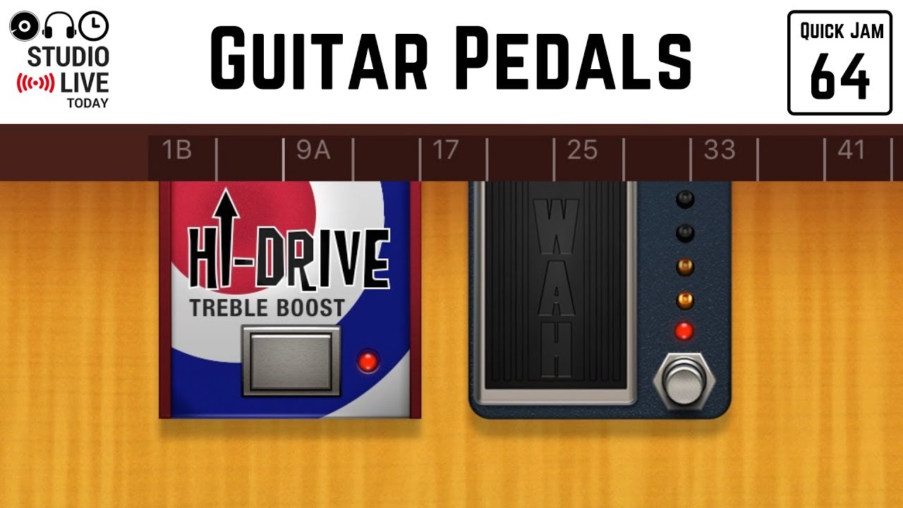 How to use GUITAR PEDALS (stomp boxes) in GarageBand iOS (iPad/iPhone)