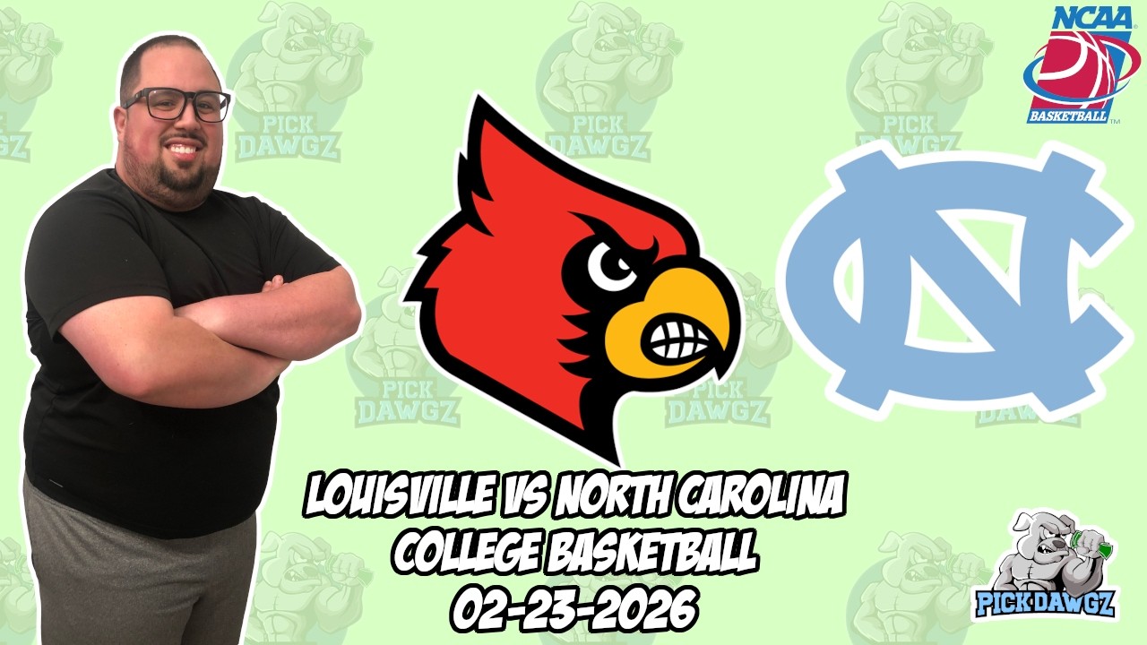 Louisville vs North Carolina 2/23/26 Free College Basketball Picks and Predictions | NCAAB Pick