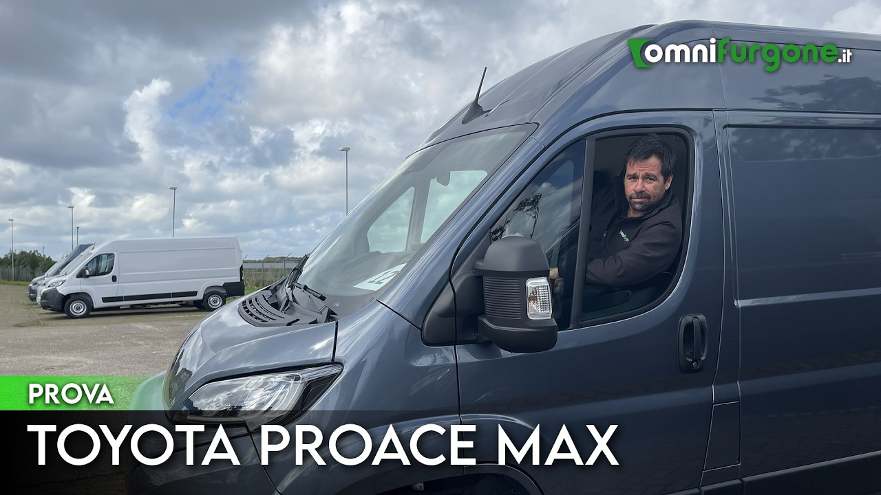 TOYOTA ProAce Max, la prova del LARGE VAN che completa la gamma