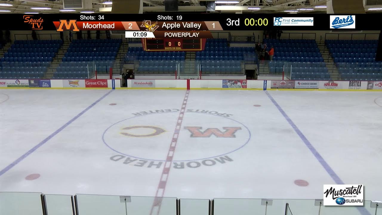 Girls Hockey Moorhead vs Apple Valley