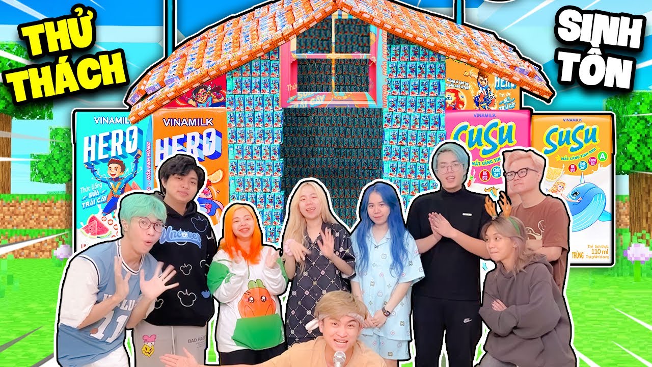 Hero Team Vượt Qua Thử Thách Sinh Tồn Trong Nhà Sữa SuSu Hero 😳