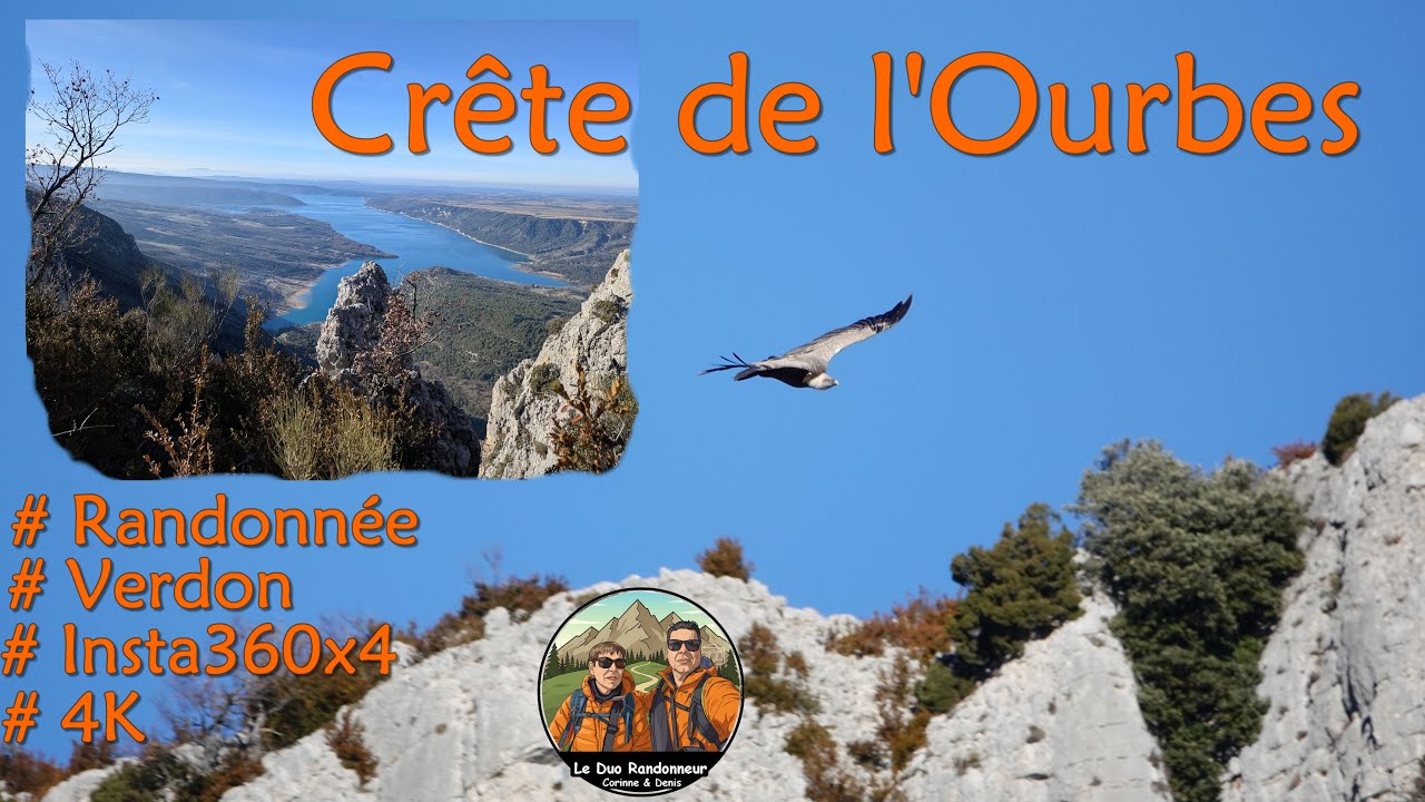 Crête de l'Ourbes au dessus du lac de Sainte-Croix