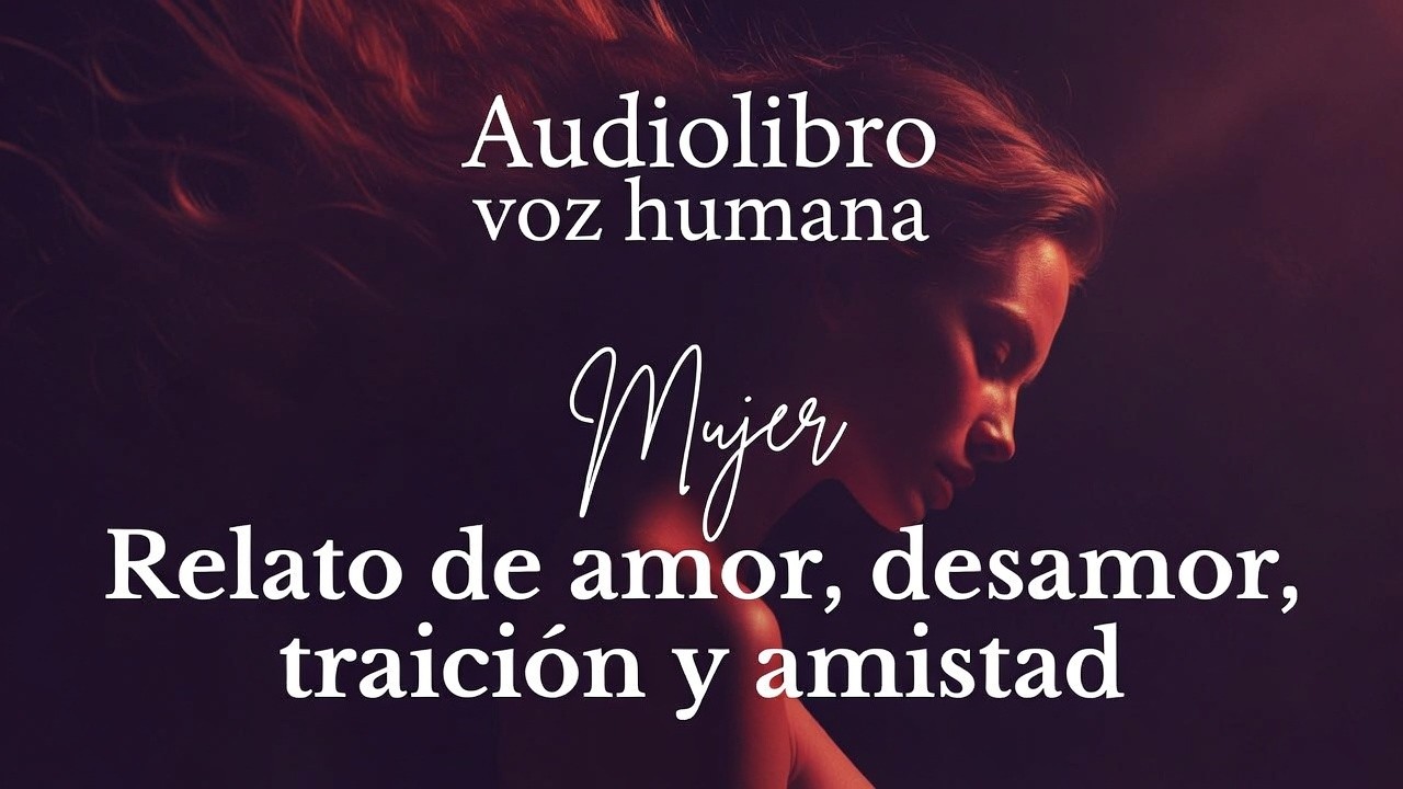 Audiolibro voz humana - Mujer - Relato de amor, desamor, traición y amistad