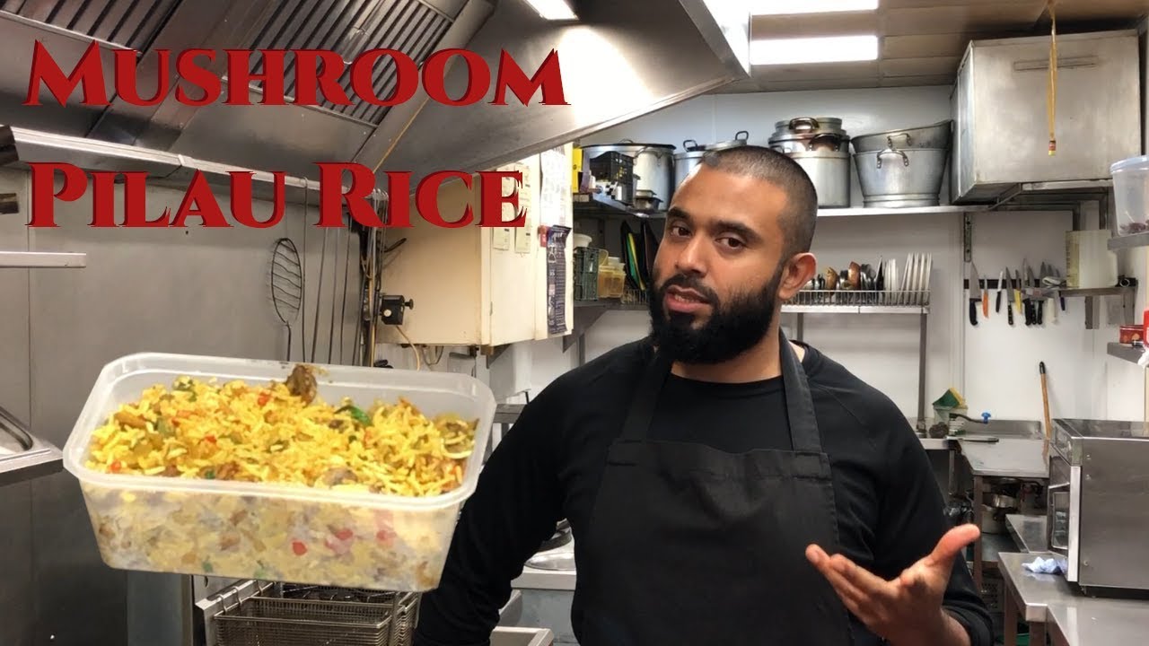 How to make mushroom pilau rice! Classic BIR recipe you can get in any Indian restaurant
