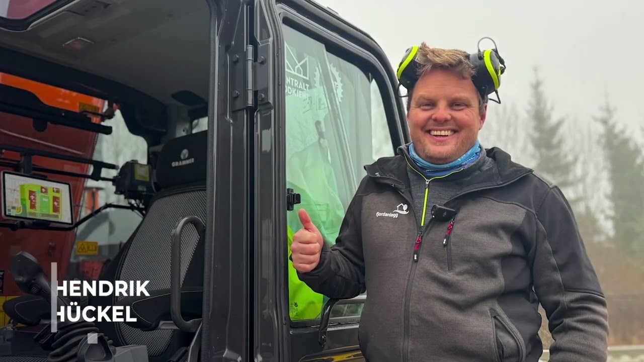 Som å komme hjem med ny Hitachi ZX135US-7 på plass hos Fjord Anlegg AS