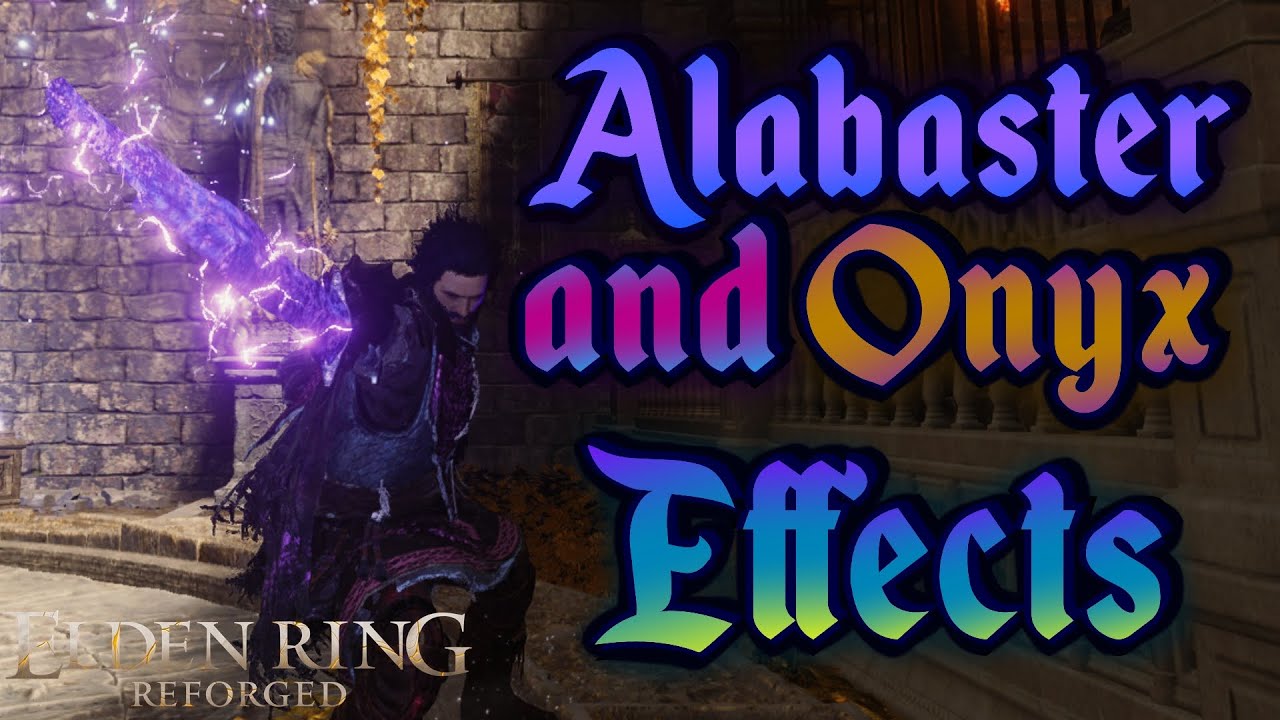 Elden Ring Reforged - Alabaster and Onyx Lord Sword Effect Showcase