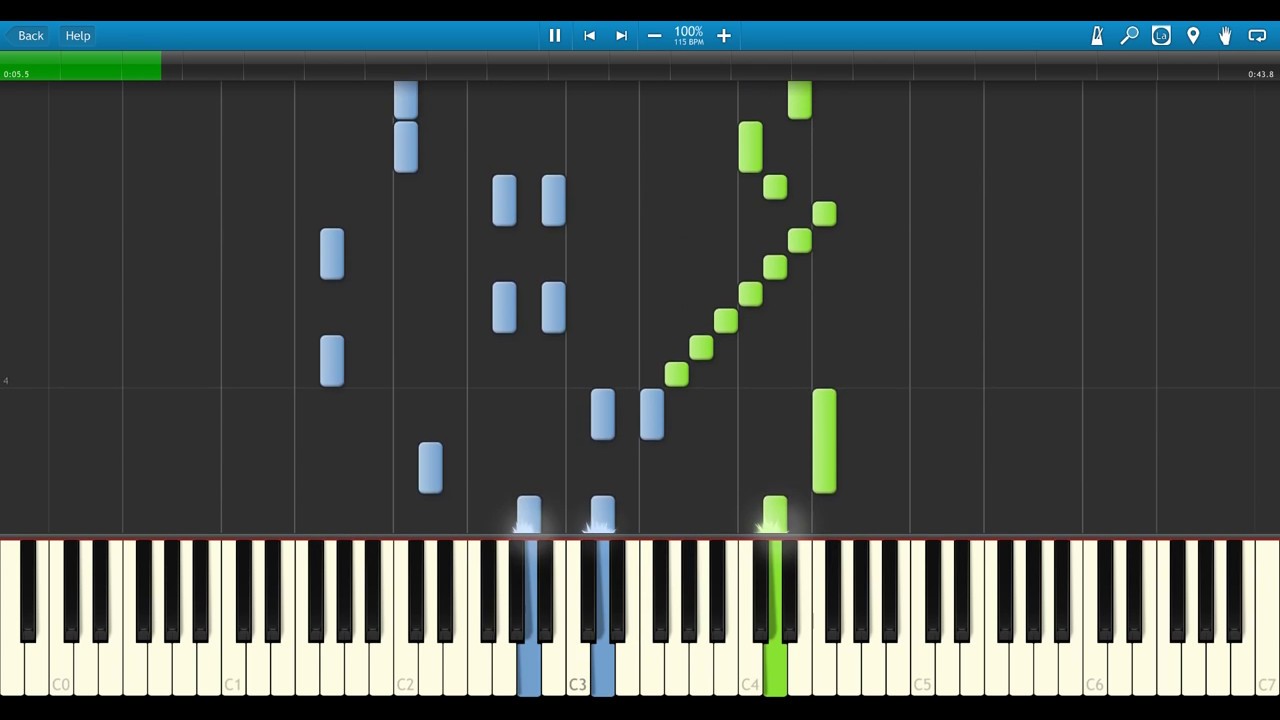 Piano Tiles 2 - Polka (Synthesia) +MIDI