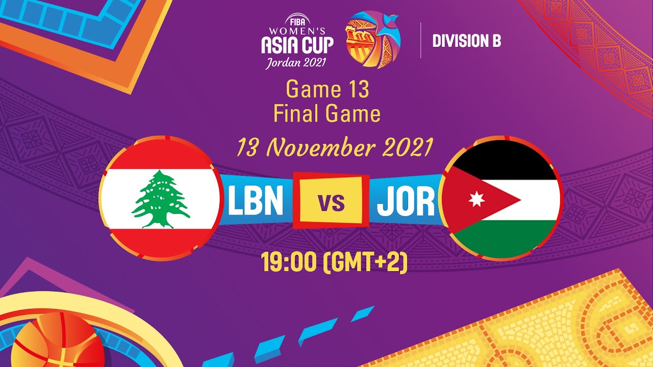 FINAL | Lebanon v Jordan | Full Game - FIBA Women's Asia Cup 2921 - Division B