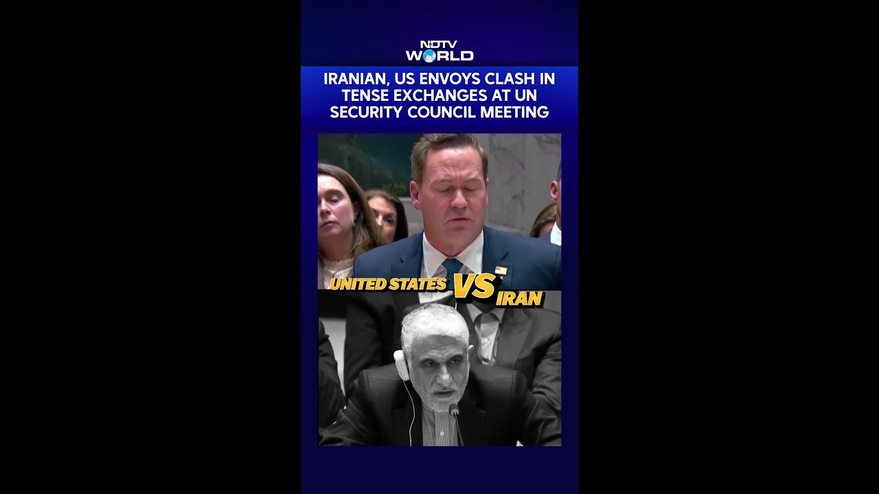 Iranian, US Envoys Clash In Tense Exchanges At UN Security Council Meeting