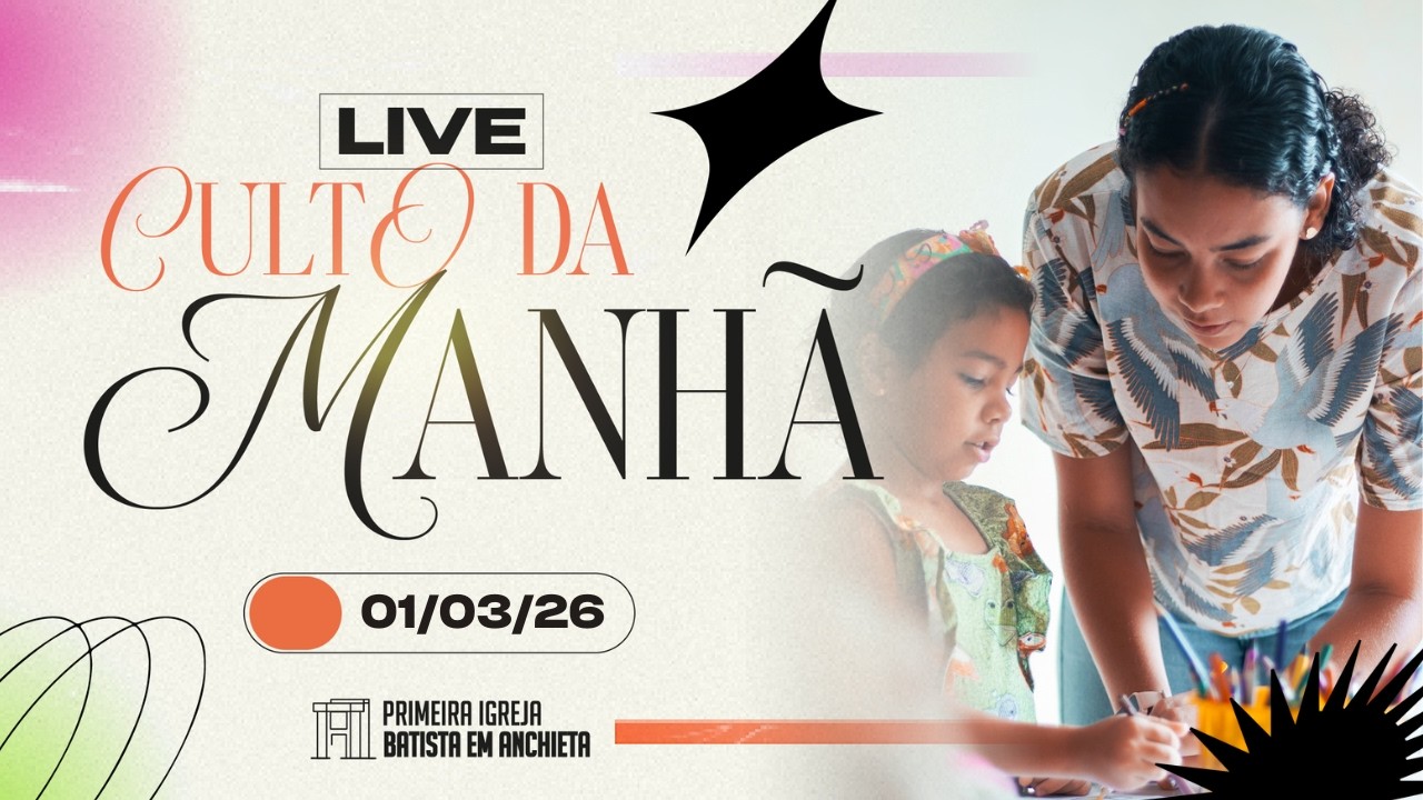 🔴 AO VIVO: CULTO DA MANHÃ | 01/03/26 | #juntosAdistancia