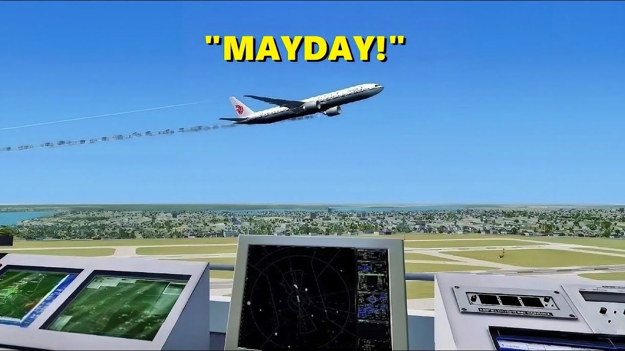 AIR CHINA EMERGENCY в многопользовательском режиме Flight Simulator X (ATC)