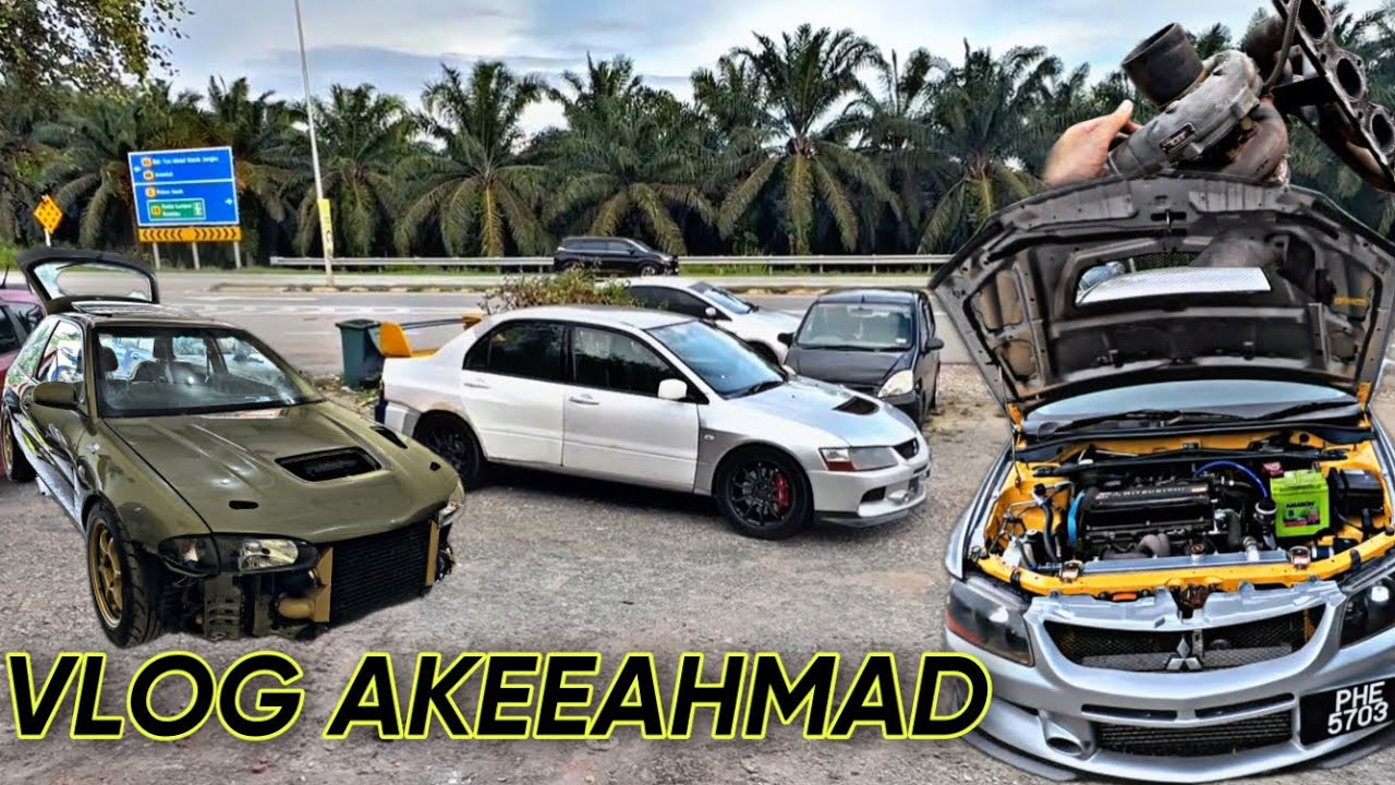 Vlog AkeeAhmad Edisi : Custom Vapor Blast, Pickup Waja Nim199, Satria Siap TouchUP, Cerakote Banana