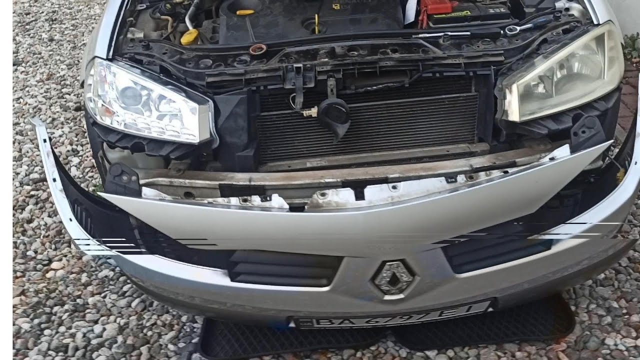 Встановлення тюнінг фар в Renault Megane 2
