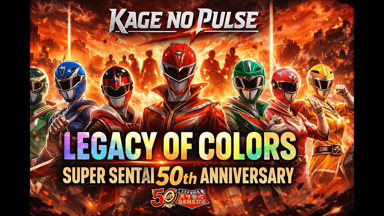 KAGE NO PULSE – LEGACY OF COLORS 🌈 | 50 Years of Super Sentai (Official Tribute Song)