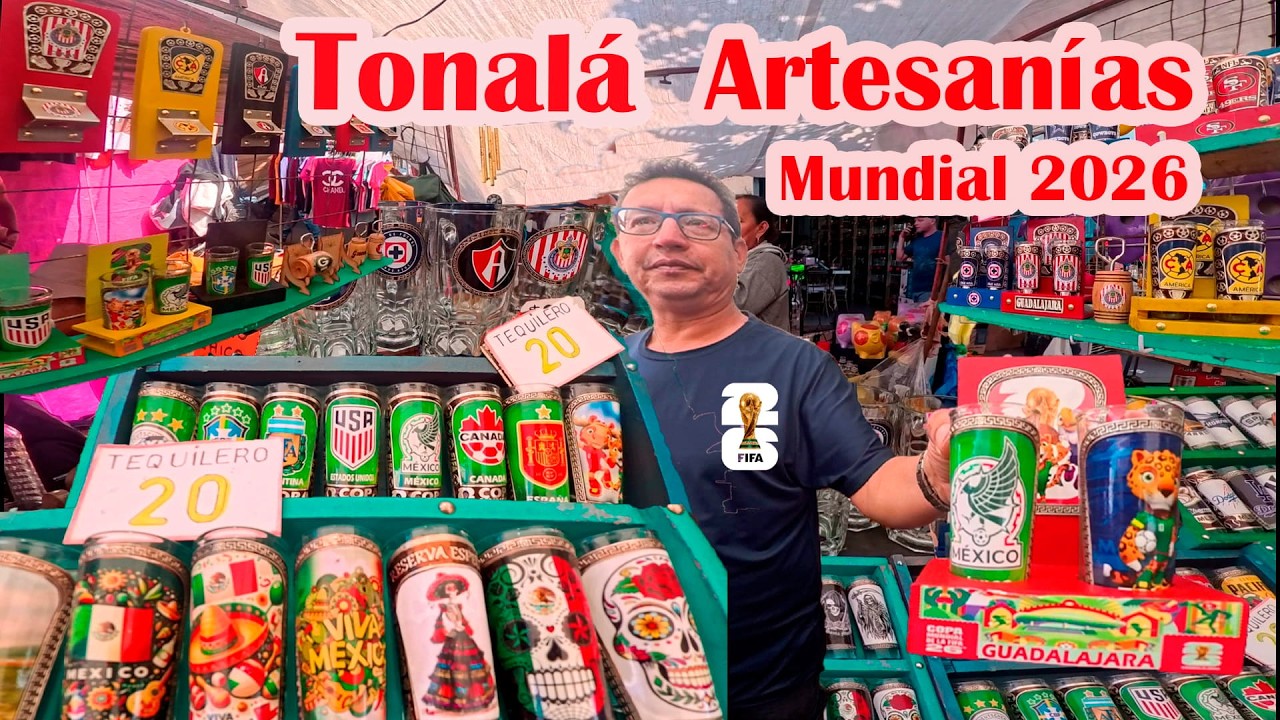 Tonalá ¡Llegan las ARTESANÍAS del MUNDIAL 2026! ⚽🏺 | Precios de Mayoreo para tu Negocio
