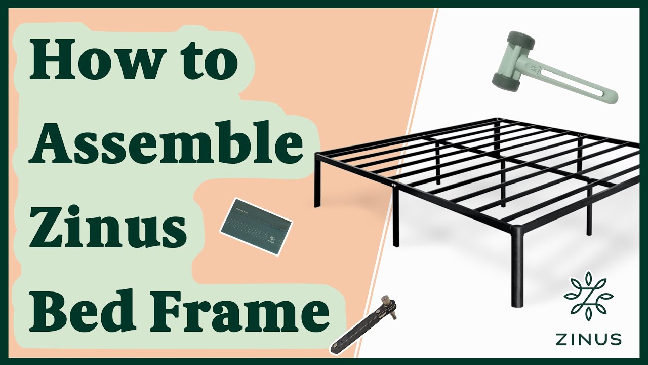Zinus | Van 16in Metal Platform Bed Frame Assembly Instructions