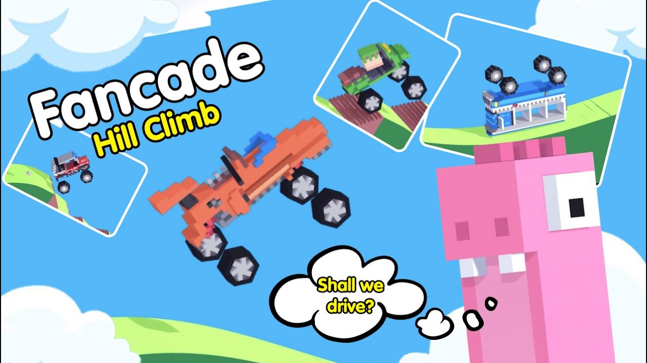 Fancade - Hill Climb Gameplay | I don't see the end! 😱 I'm running out of fuel!!!!...