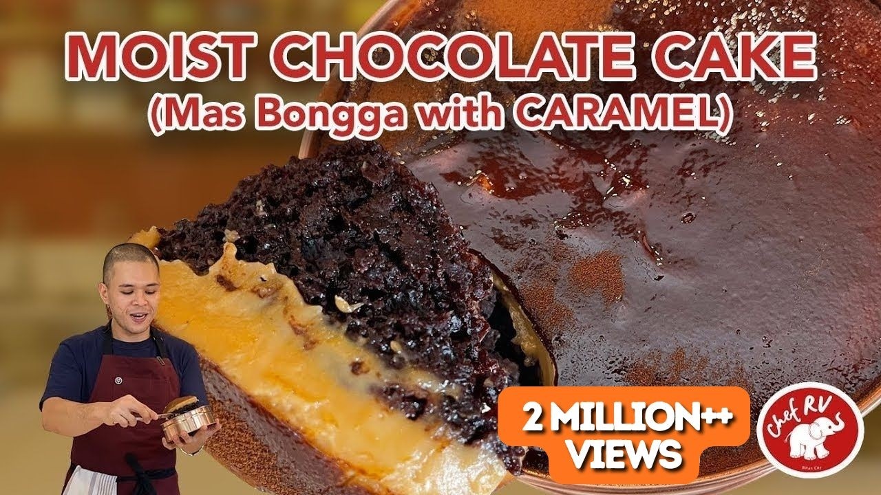 MOIST CHOCOLATE CAKE (Mas bongga with CARAMEL)