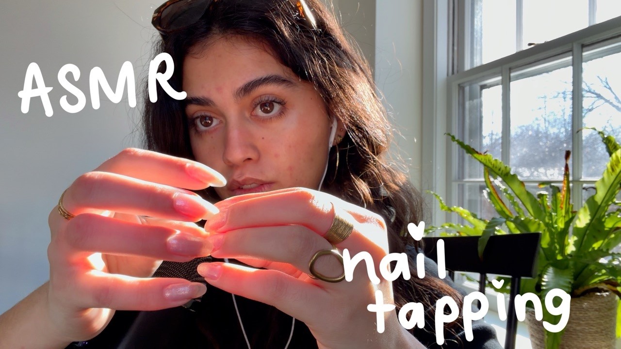 ASMR nail & camera tapping 💌