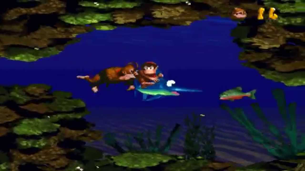 SNES : Donkey Kong Country - Coral Capers ◀HD▶