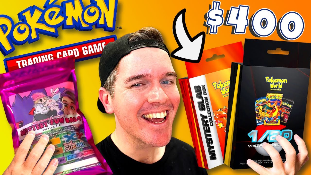 $400 Pokémon Mystery Pack Opening With Great Odds & Value! (Pokemon World Australia)
