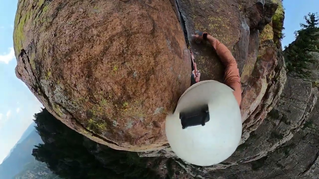 Rewritten, Redgarden,  Eldorado Canyon    Pitch 4  Part 2