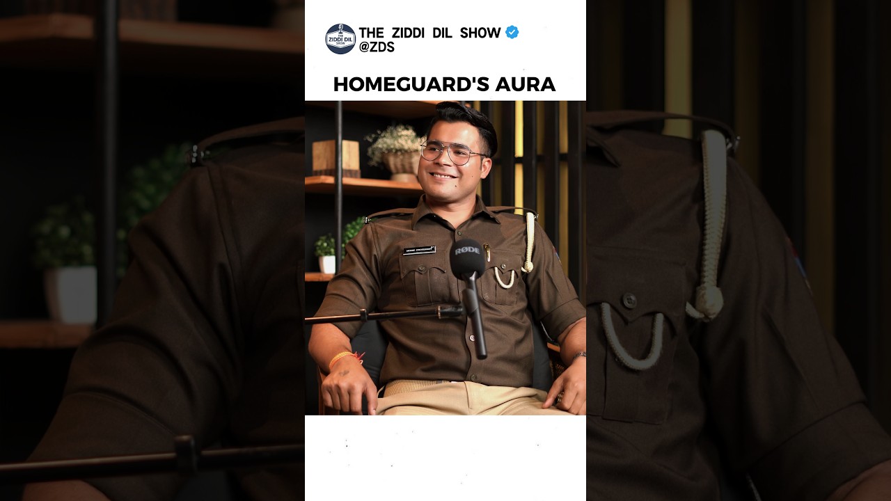 Homeguard's Aura💯 #shorts #podcast #police #homeguard #mohitgurjar
