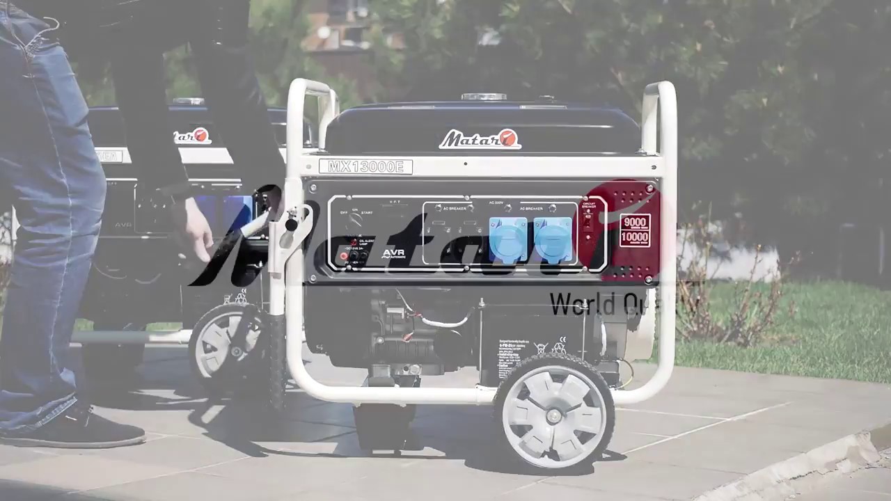 Бензиновый генератор 9 кВт Matari MX13000E