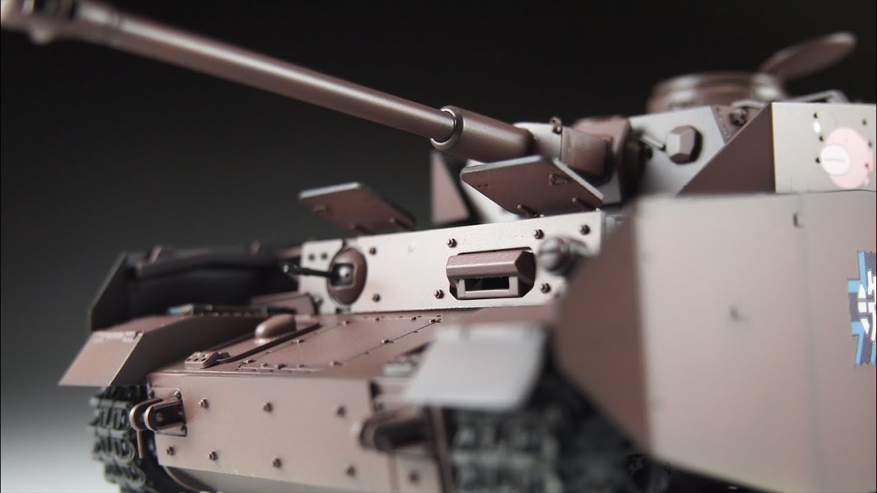 【ガルパン戦車作ろう】タミヤ1/35Ⅳ号H型初期型をあんこうチーム仕様で製作する