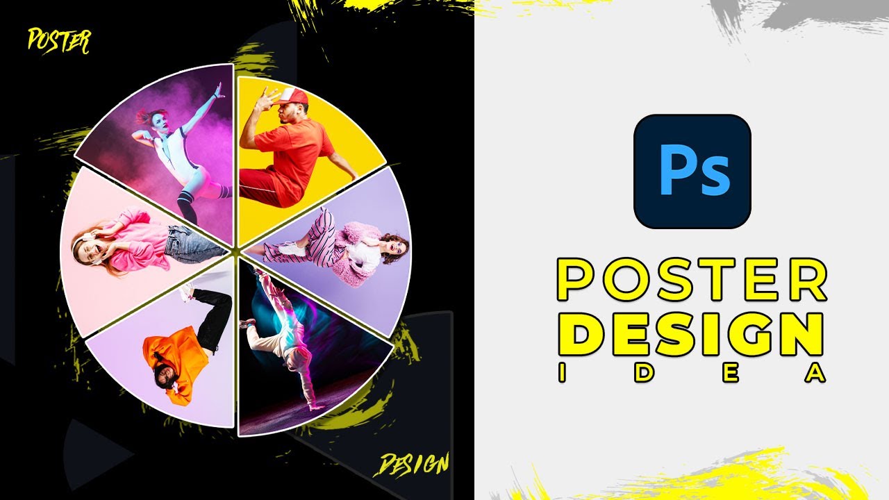 Clipping Mask Poster Deisgn in Photoshop