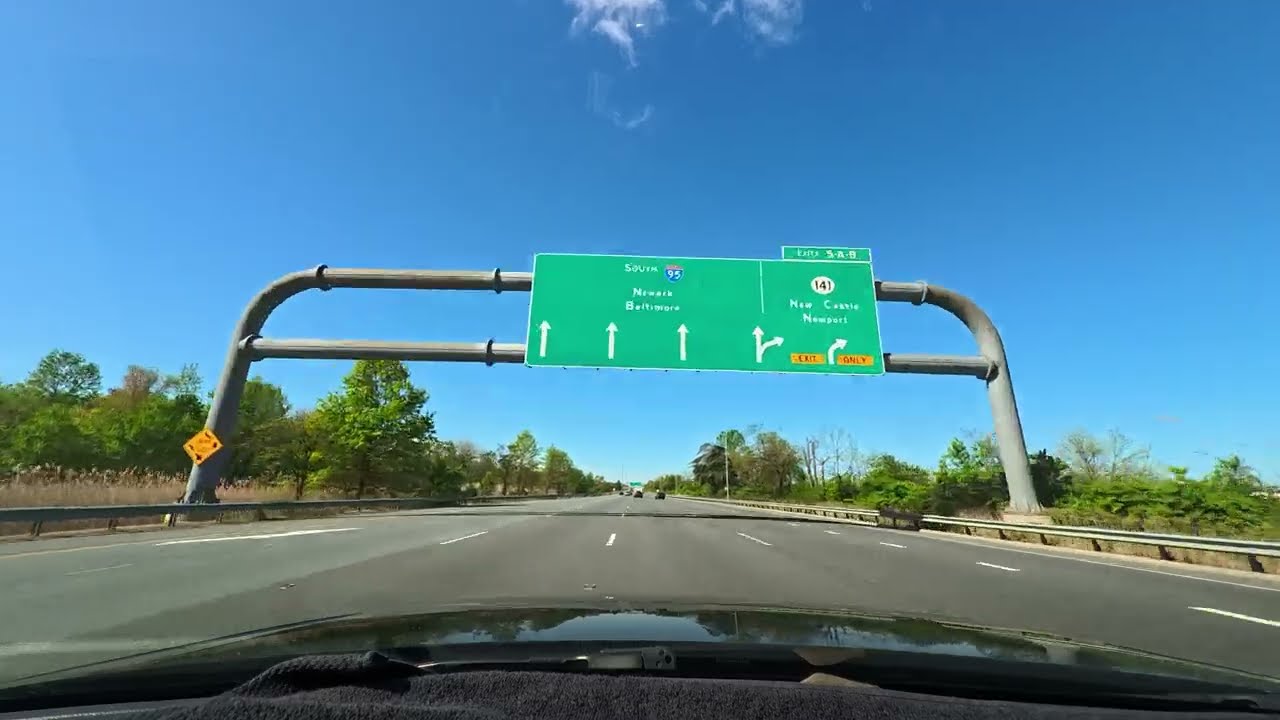 Wilmington, DE: Interstate 495 southbound
