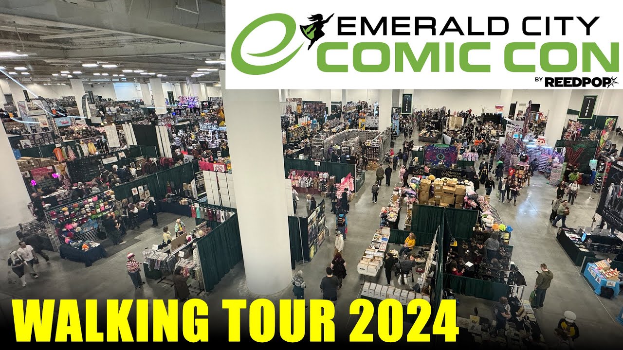 Emerald City Comic Con 2024 -  Full Walkthrough - Walking Tour - ECCC Seattle Summit & Arch Building