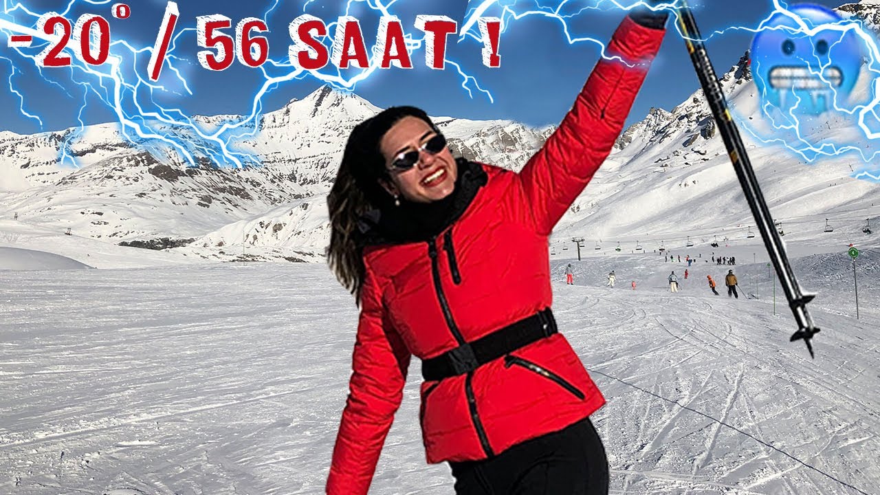 -20 DERECEDE 56 SAAT ! |  Ailece Fransa'da Kayak Tatili VLOG